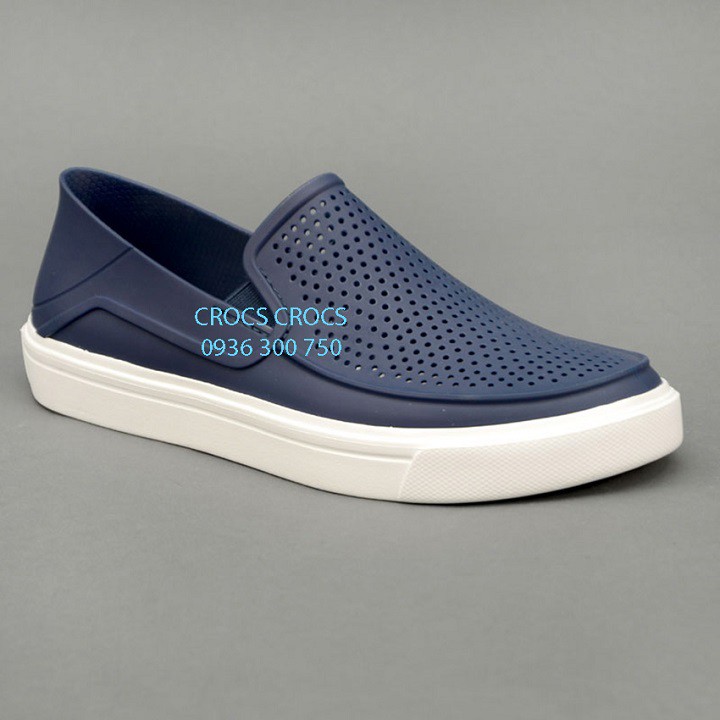 GIÀY NHỰA C.ROC.S CITILANE ROKA SLIP ON CHO NAM MÀU XANH NAVY | BigBuy360 - bigbuy360.vn