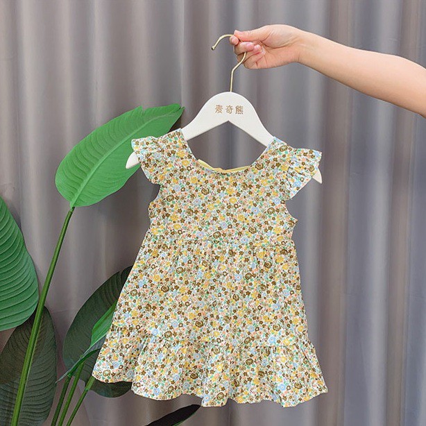 váy đầm công chúa sát nách cho bé gái 8-18kg