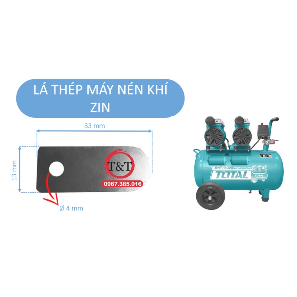 LÁ THÉP MÁY NÉN KHÍ, LƯỠI GÀ MÁY NÉN KHÍ