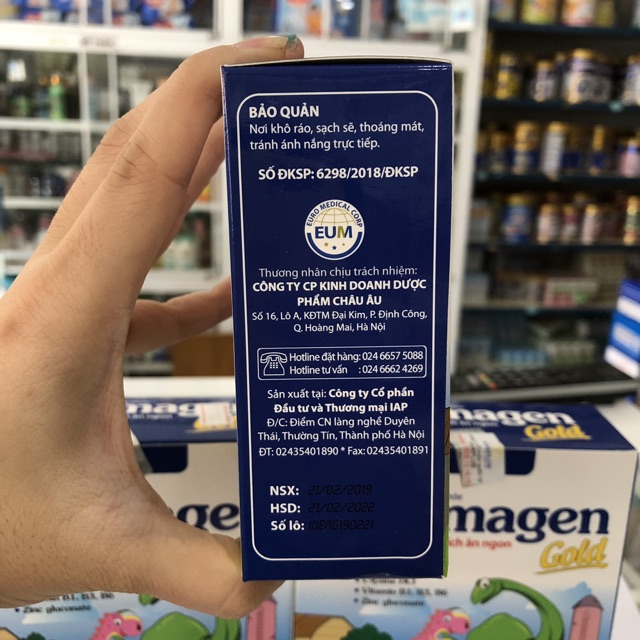 ✅Hàng công ty-Euromagen gold giúp bé ăn ngon,ngủ ngon