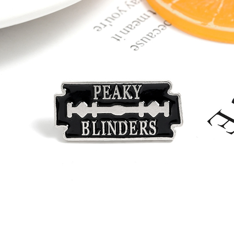 Ghim Cài Áo Hình Peaky Blinders Chất Liệu Hợp Kim Nhôm Xz2833