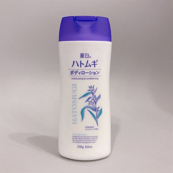 Dưỡng thể Lotion dưỡng thể ban đêm Hatomugi hạt ý dĩ trắng da 250g