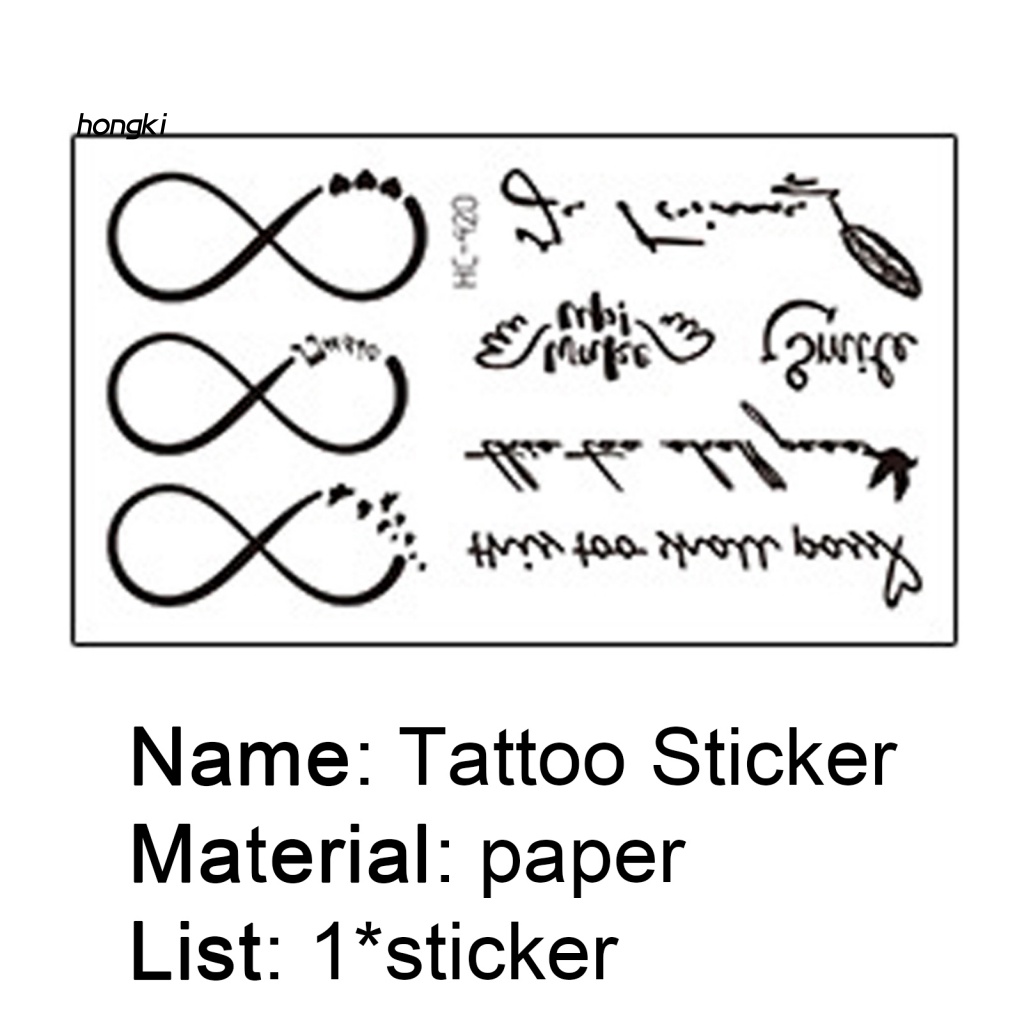 Hình Xăm Dán Tạm Thời Thiết Kế Nhỏ Nhắn Xinh Xắn
