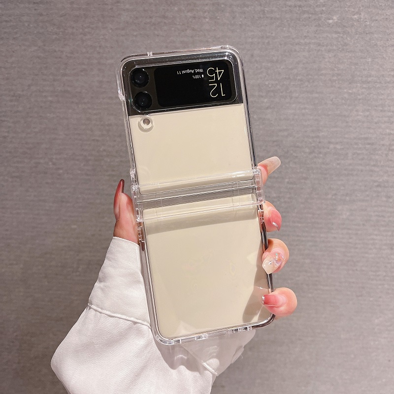 Ốp Điện Thoại Trong Suốt Có Ngăn Đựng Bút Cho samsung galaxy z fold 5 4 3