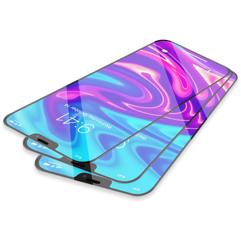 Kính cường lực 9D bảo vệ toàn màn hình thích hợp cho IPhone 14 13 12 Mini Pro Max Plus