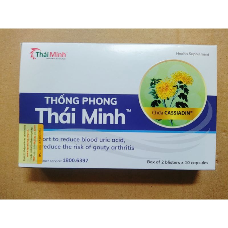Thống phong Thái Minh hỗ trợ làm giảm acid uric máu