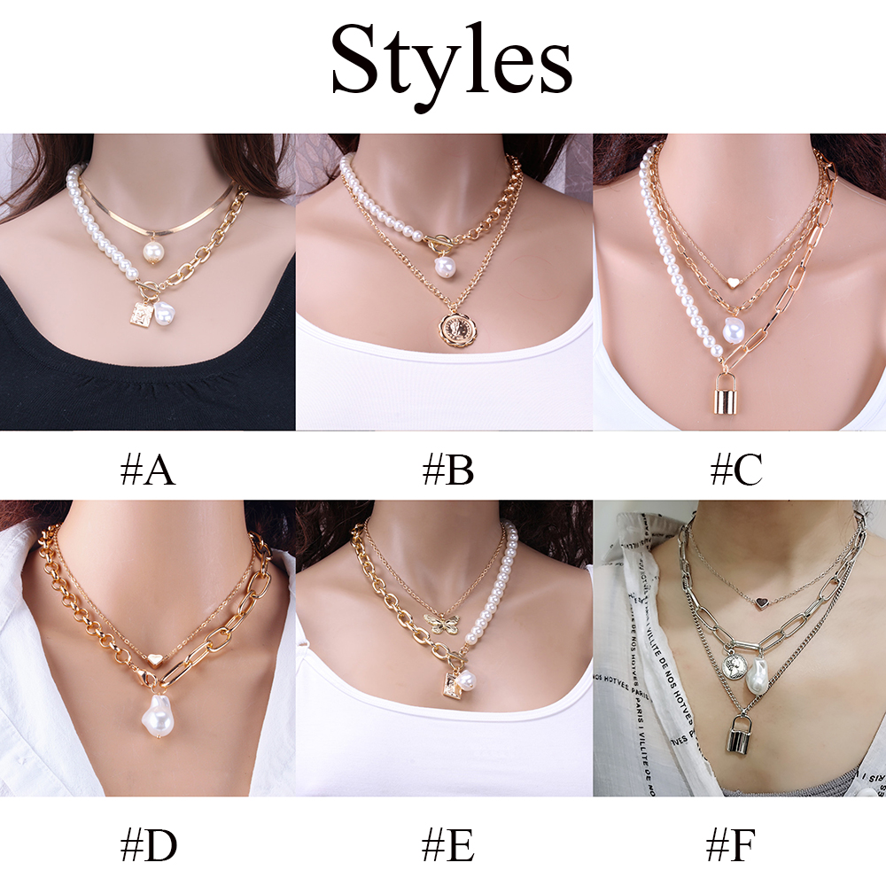 Vòng Cổ Choker Nhiều Lớp Thời Trang Cao Cấp Cho Nữ