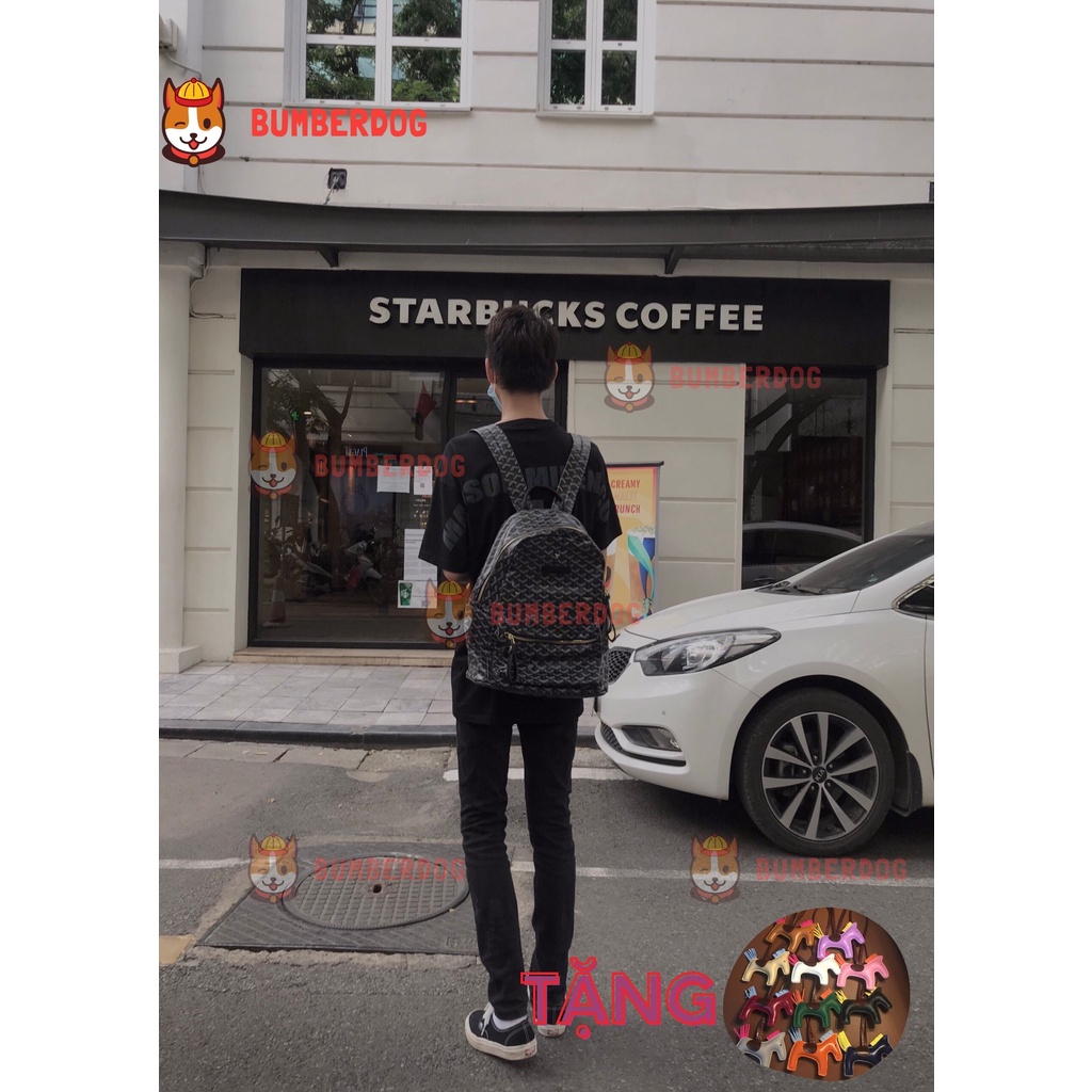 Balo Edmond Masion CHÍNH HÃNG giá rẻ, cặp sách da chống nước sang chảnh đeo đi học đi chơi