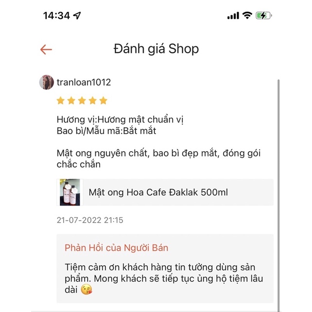Mật ong hoa Cà Phê nguyên chất 100%, lấy trực tiếp tại vườn nhà Đắk Lắk, thơm ngon đặc sánh Tiệm Ông Nhà Tui