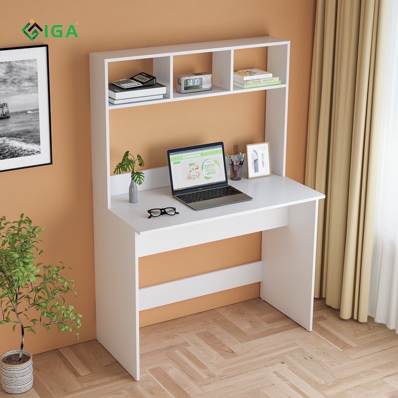 bàn làm việc đa năng có kèm giá kệ sách GP229.01