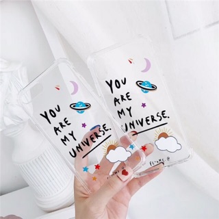 Ốp lưng Iphone silicone - Universe