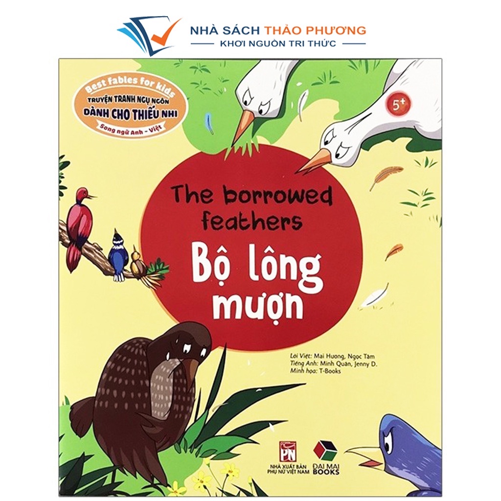 Sách - Bộ lông mượn (Truyện tranh ngụ ngôn song ngữ Anh – Việt)