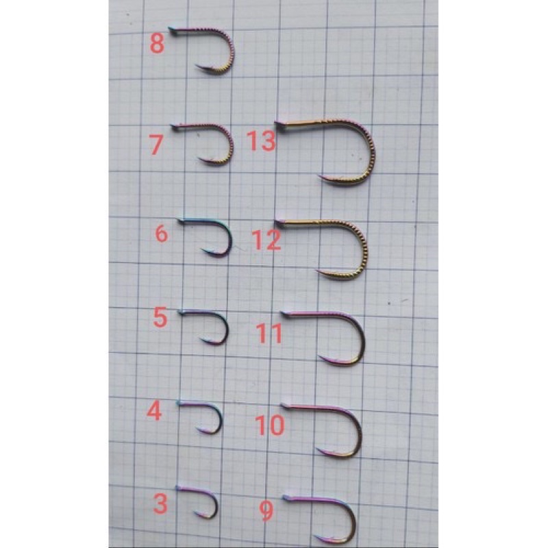 lưỡi câu cá vẩy rổng- Không ngạnh