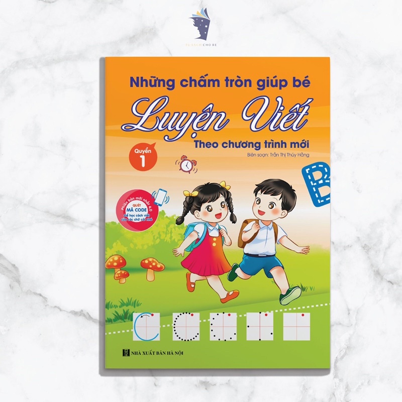 Sách - Bộ 3 cuốn những chấm tròn giúp bé luyện viết - Theo chương trình mới - Quét QR học cách viết