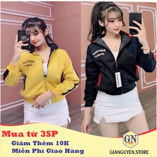 Áo khoác dù nữ có nón, kiểu hàn quốc phù hợp chống nắng
