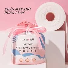 Khăn mặt khô cuộn tẩy trang ,Giấy lau mặt cotton dùng 1 lần lau khô/lau ướt