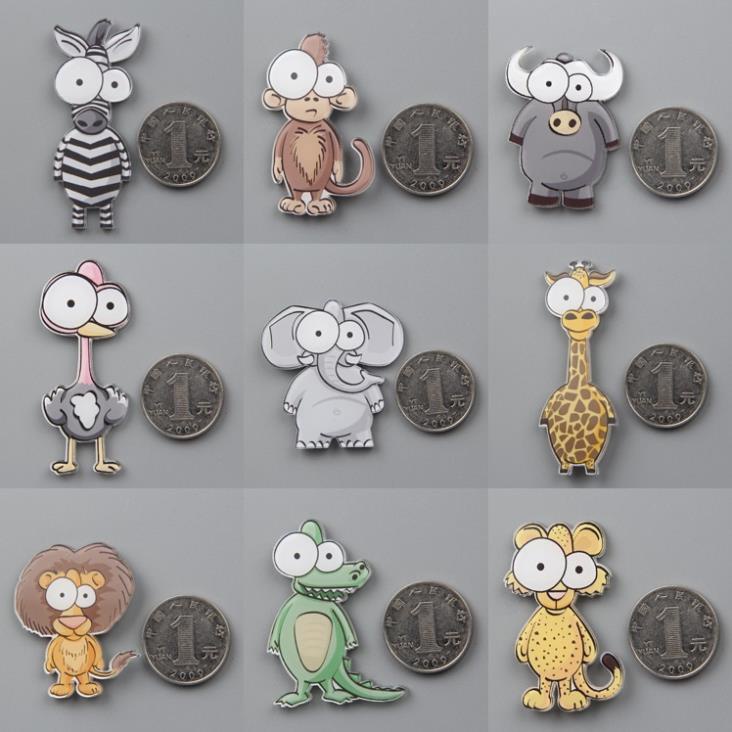 Nam Châm Tủ Lạnh PVC Động Vật Sở Thú Cho Bé Trang Trí Bàn Học, Bàn Làm Việc, Đính Note MIRA-PVC79005