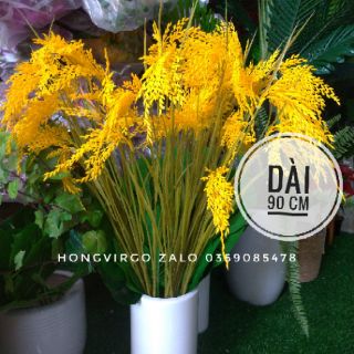 👉 Bông Lúa Giả Dài 90cm trang trí