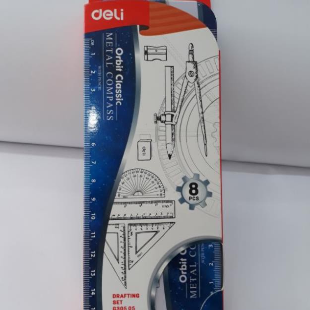 Bộ thước compa deli G30505