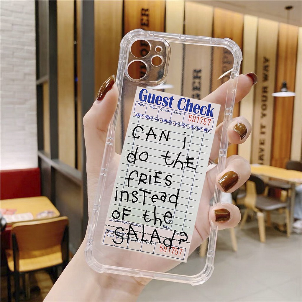 Ốp lưng iphone thư tay dẻo trong suốt trống sốc case 14plus 14 pro max 13 12 promax 11 mini 6 6s 7 8 plus x xr xs Se