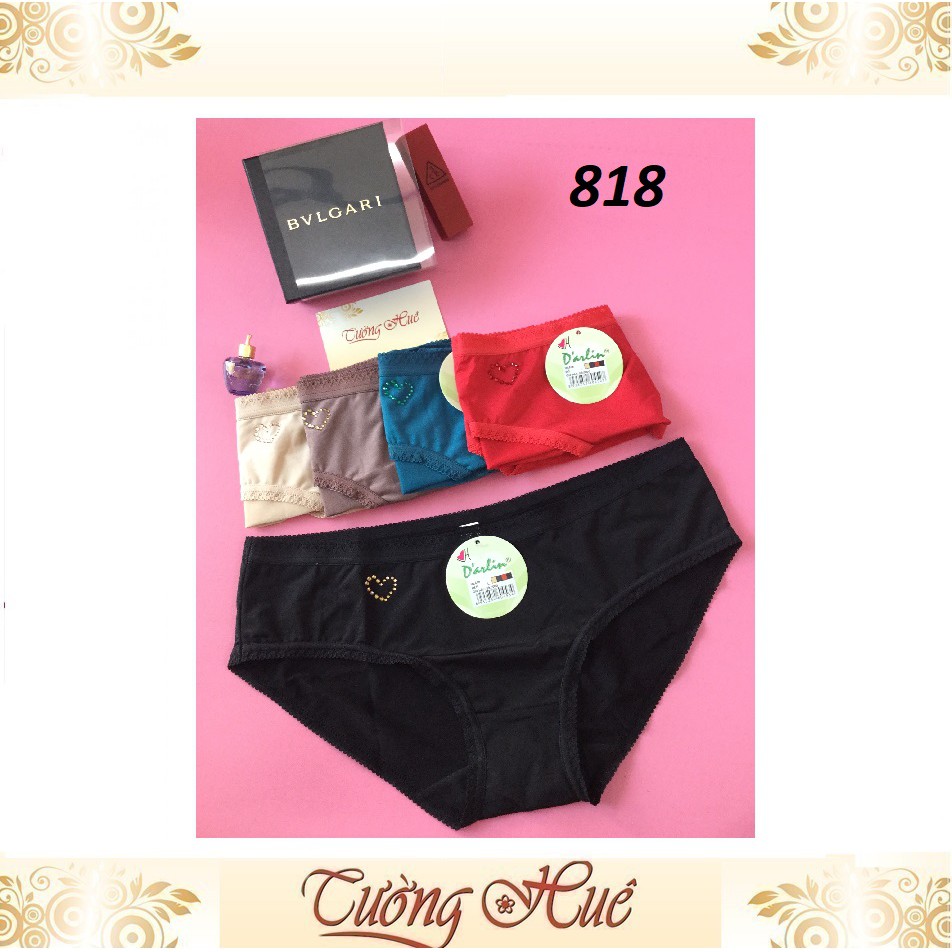 Quần lót nữ Darlin DL818 trơn tim.