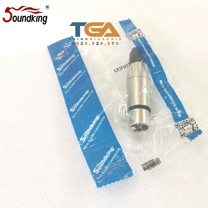 Jack rắc Canon chính hãng SoundKing CX3F