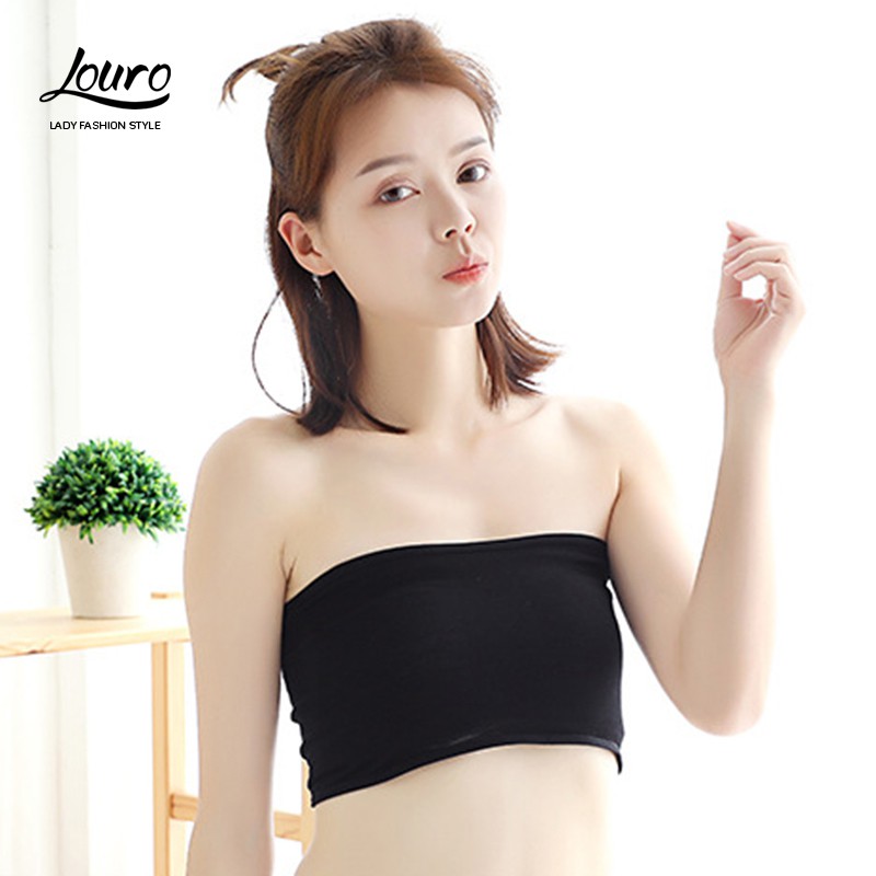 Áo ống Louro L1400, mẫu áo quây ngực không dây ôm trọn vòng 1, vải mềm mịn thoáng mát | WebRaoVat - webraovat.net.vn