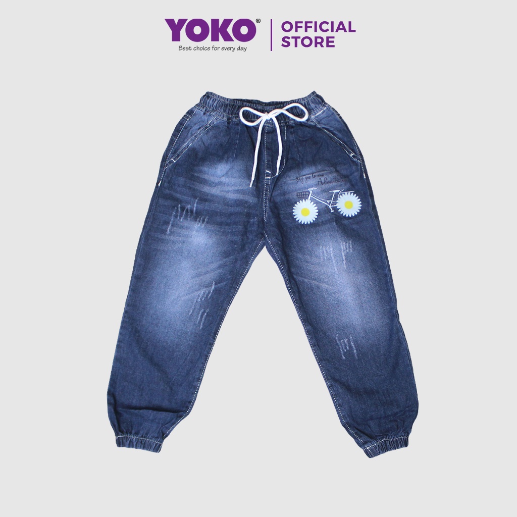 Quần Jean Dài Cho Bé Gái (1-14 Tuổi) YOKO KID’S FASHION JE124