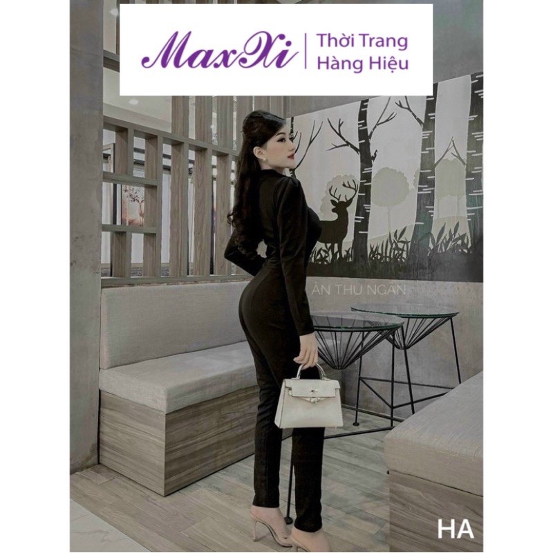 Bộ Jumpsuit Nữ Sang Chảnh 2 Màu Đen Trắng