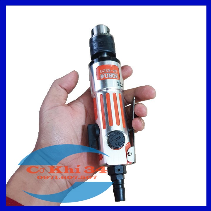 Máy Khoan Hơi Cầm Tay BORO Đầu kẹp 10mm Chuyên Dụng Mài Khuôn, Bắn Vít
