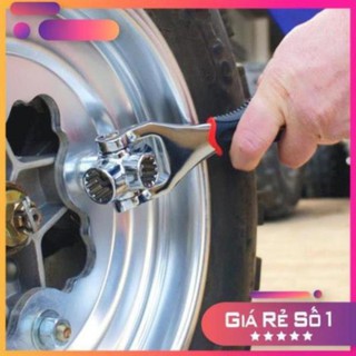 Bộ cờ lê mỏ lết 8 đầu xoay đa năng 48 in 1 - dụng cụ tháo lắp