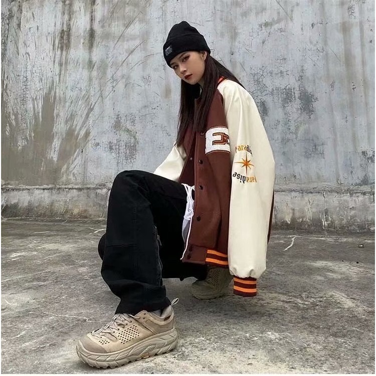 [Có Sẵn] Áo Bomber Jacket Trần Bông Ấm Áp Unisex - Thời Trang Becky