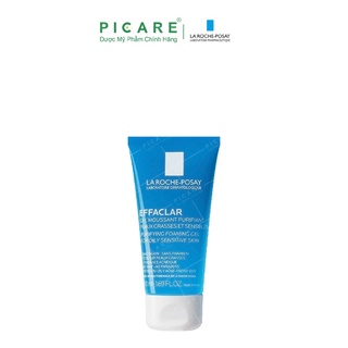 Sữa rửa mặt dạng gel làm sạch cho da dầu nhạy cảm La Roche Posay Effaclar Purifying Foaming Gel 50ml