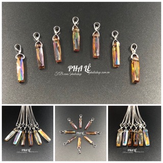 Mặt Dây Chuyền Pha Lê Swarovski Hình Trụ Cột S20mm