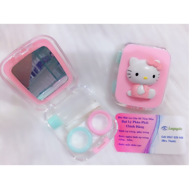 Hộp khay gương Hello Kitty