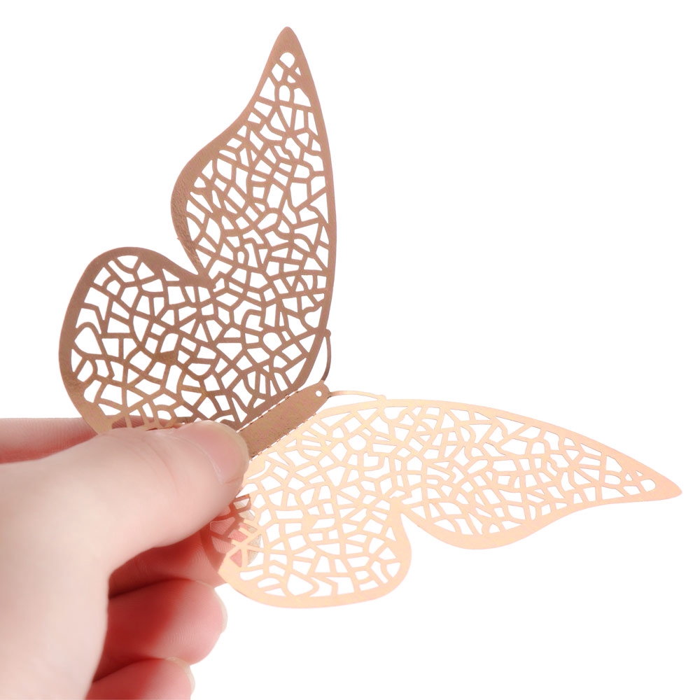 Set 12 Bướm 3d Trang Trí Tiệc Cưới