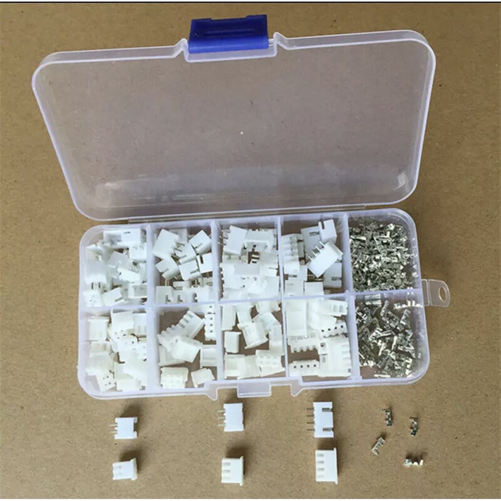 250 Cái giắc nối điện JST XH 2.54Mm 2pin 3pin 4Pin thiết bị dùng để nối dây đầu cuối trong gia đình - INTL