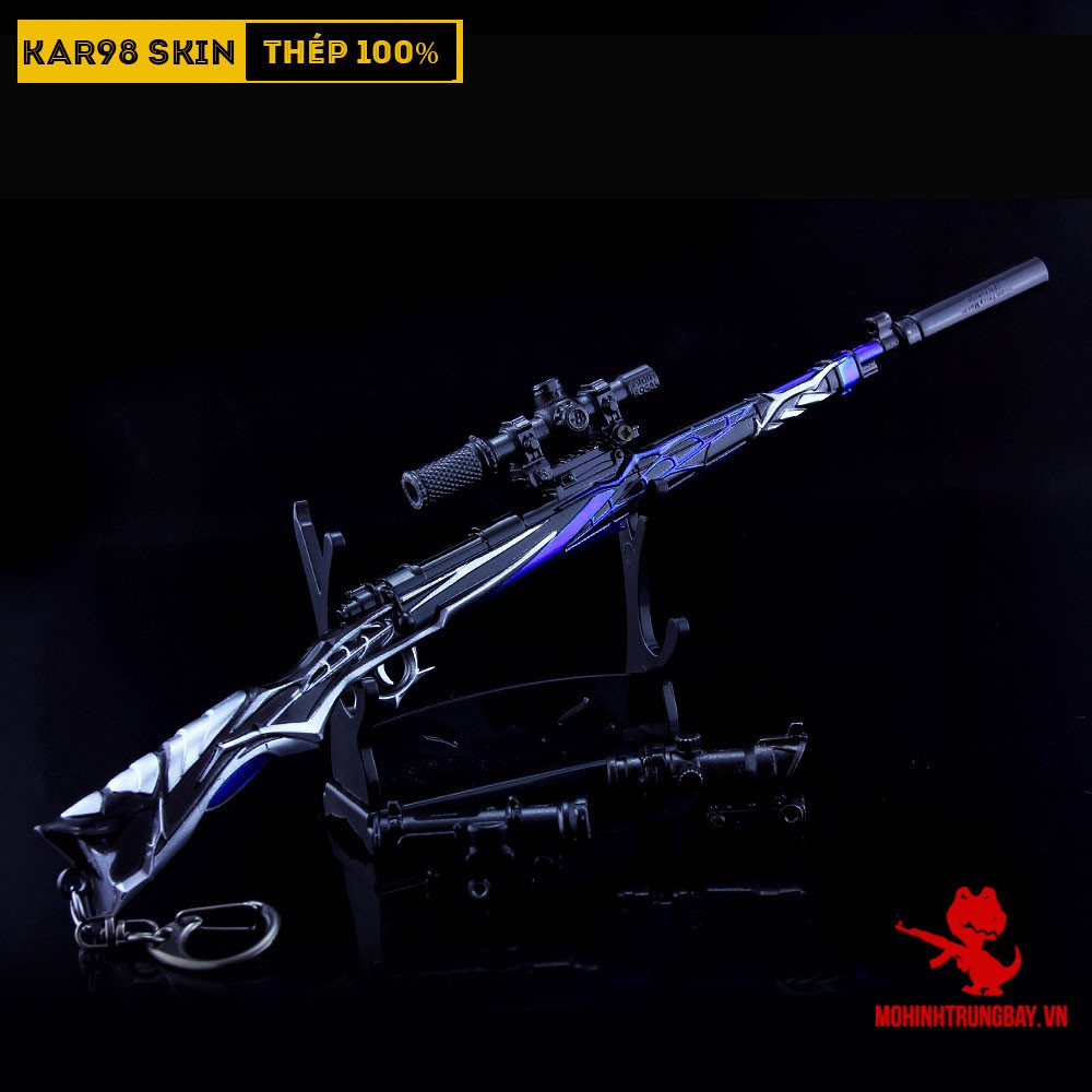 Mô Hình PUBG Kar98 SKin Spider Tặng Kèm 3 Scope Và Kệ Trưng Bày