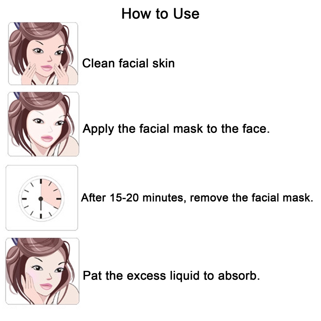 Neon074 Moisturizing Hydrating Facial Mask Skin Rejuvenation Nourishing for Care (30g) Mặt nạ