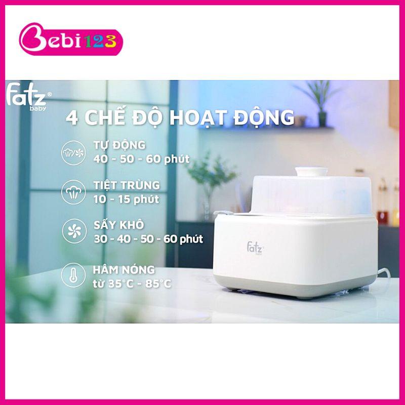 (BH 12 tháng) MÁY TIỆT TRÙNG SẤY KHÔ HÂM SỮA, LUỘC THỨC ĂN ĐA NĂNG CAPTAIN 1 FATZ BABY CHO BÉ