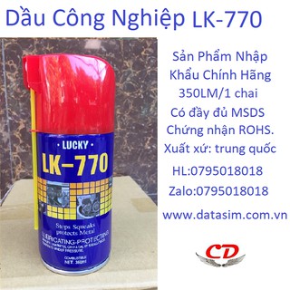 DẦU BÔI TRƠN CHỐNG SÉT LK-770 BẢO VỆ KIM LOẠI CHỐNG RỈ SÉT VÀ ĂN MÒN
