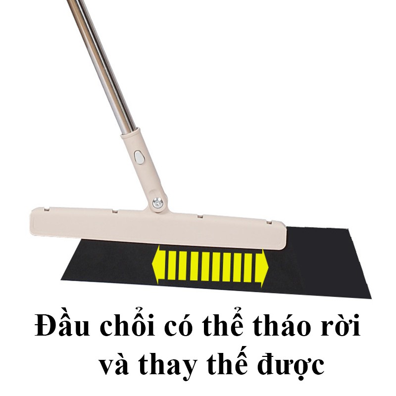 Cây Gạt Sàn Gạt Kính Đa Năng Xoay 360 Độ Cán Tùy Chỉnh Độ Dài Từ 85 - 135cm, Chổi gạt nước