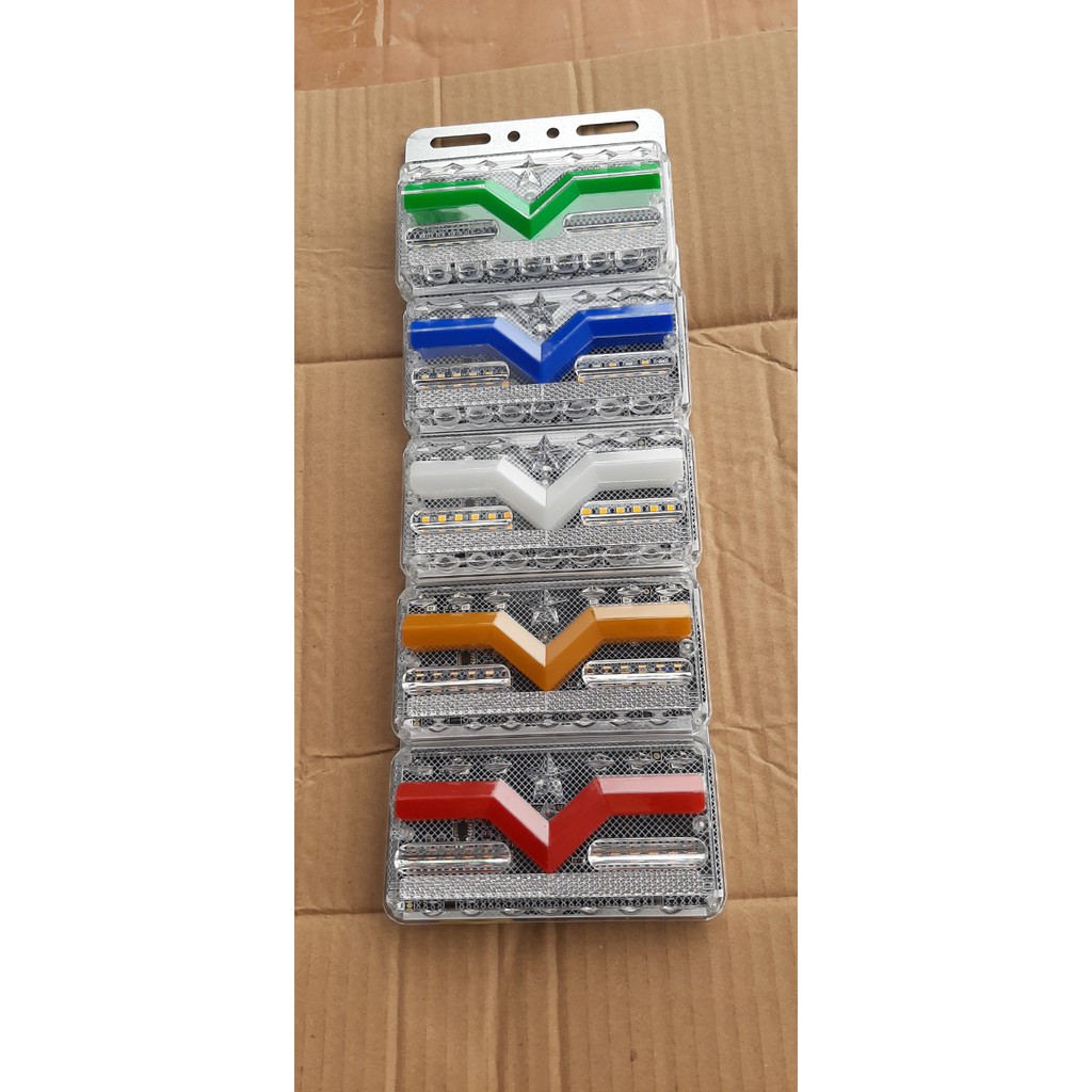 Đèn sườn xe tải chữ v cao cấp 24v