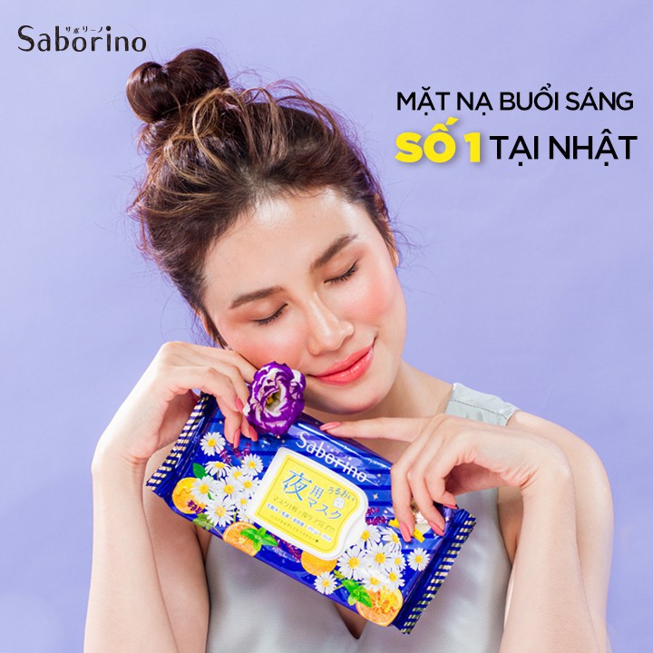 Mặt Nạ Buổi Tối Saborino Chăm Sóc Da 5 Bước (5 Miếng)