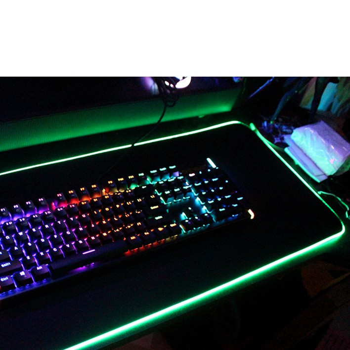 Bàn Di Chuột RGB, Lót Chuột Pad RGB Loại Lớn 80x30cmx4mm -dc3410