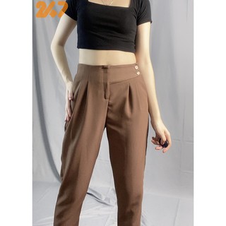 Quần baggy nữ 2 ly
