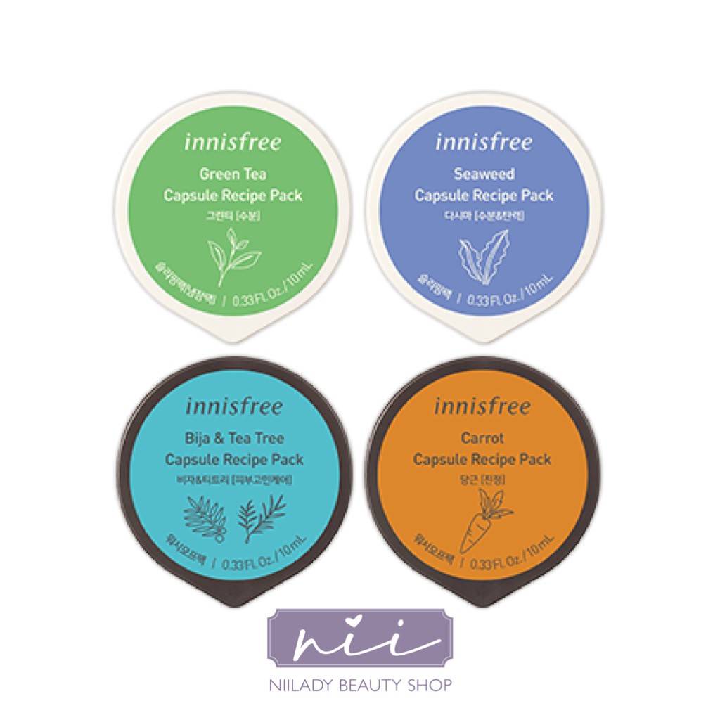 [GIÁ MUA SALE 50%] Mặt nạ Innisfree Capsule Recipe Pack 10ml | BigBuy360 - bigbuy360.vn