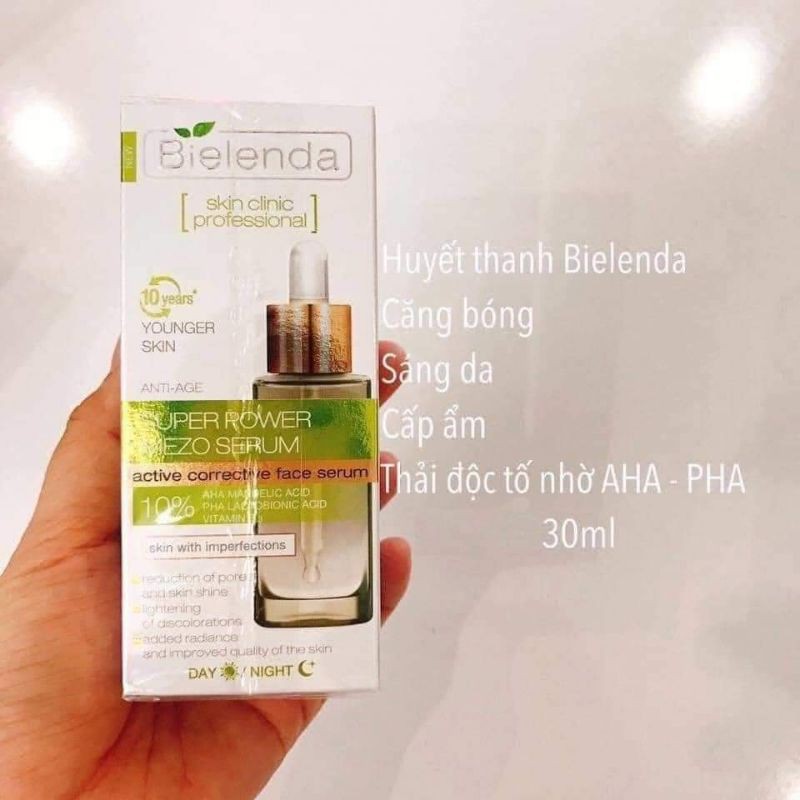 Serum huyết thanh tươi Bielenda cho da dầu mụn se khít chân lông