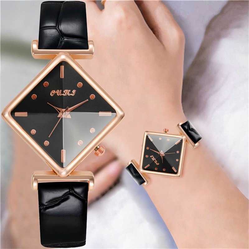 Đồng hồ thời trang nữ OVKJ dây da DD333