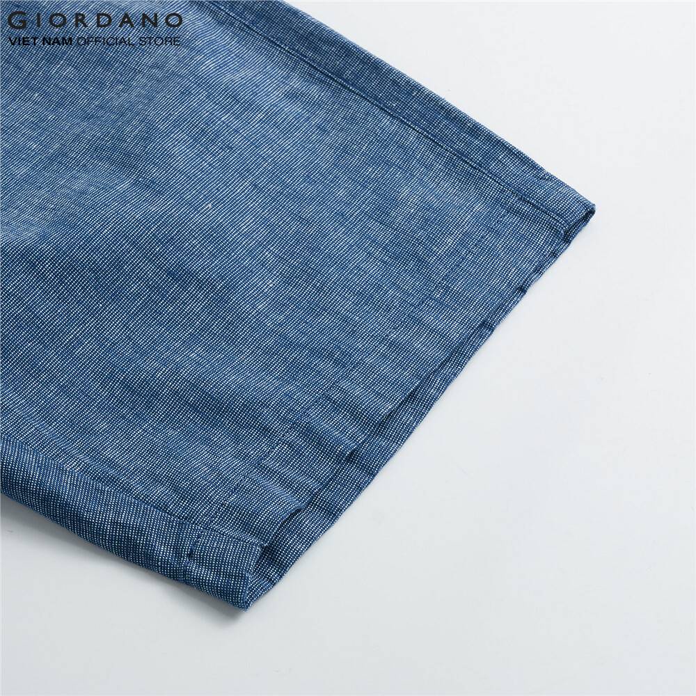 Quần Shorts Linen Nam Giordano 01100217